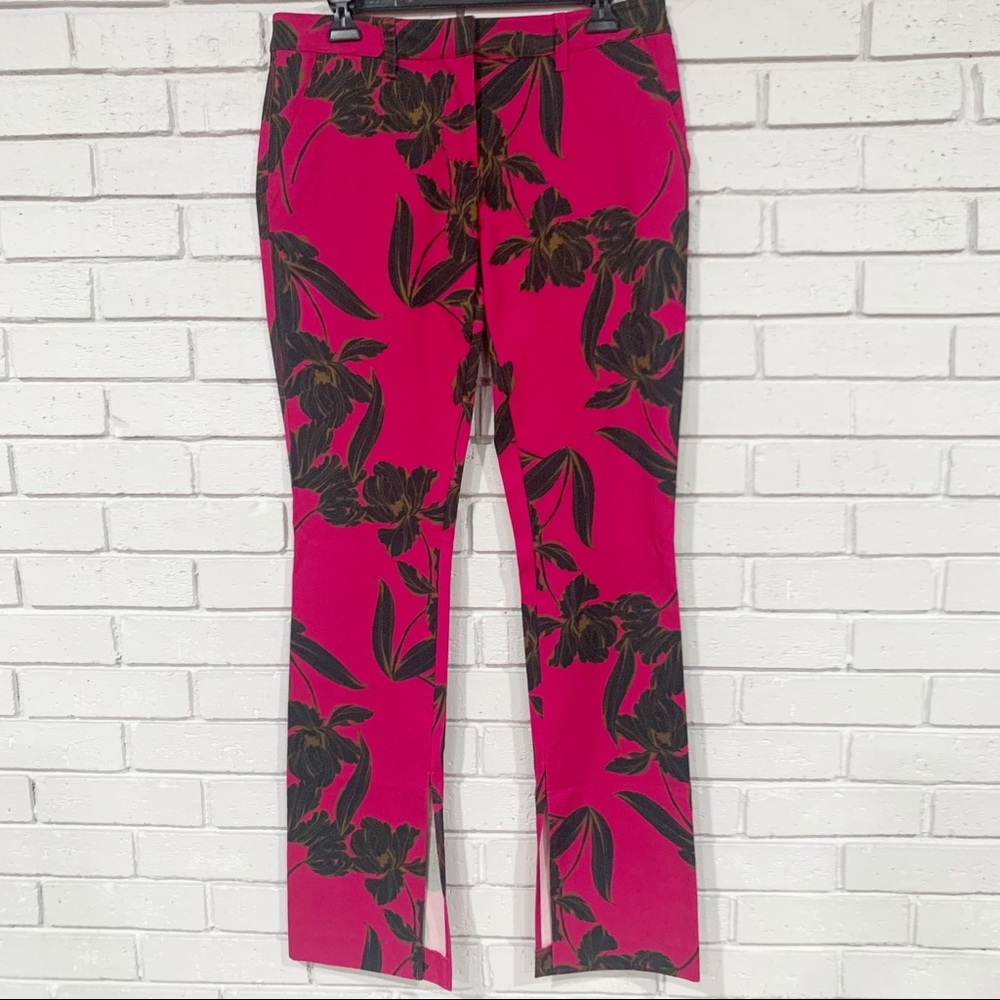 A.L.C. Vaughn Floral Wool Blend Trouser Pant